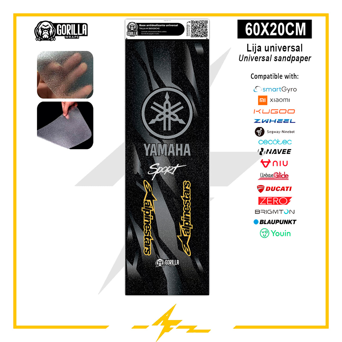 Vinilo Yamaha Alpinestars base antideslizante universal para patinete eléctrico talla M
recambios patinete eléctrico
tienda de repuestos de patinetes eléctricos
recambios patinetes
repuestos de patinetes
accesorios patinete eléctrico
accesorios patinete
repuestos patinete
piezas de patinete eléctrico
piezas patinete electrico
ruedas patinete
taller del patinete
piezas de repuesto patinete eléctrico
af scooters